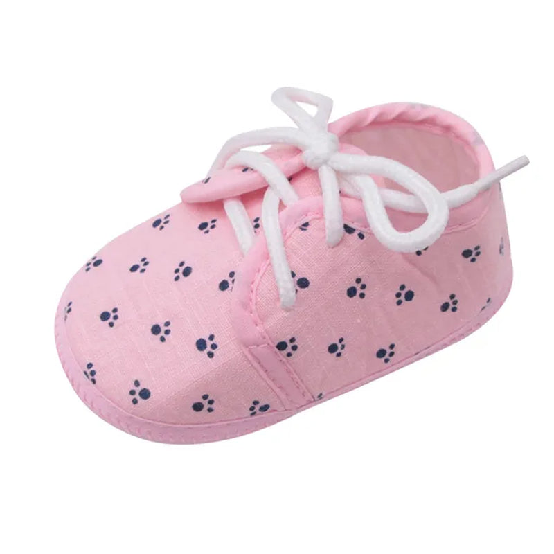 2020 Summer Newborn Shoes Baby Girls Shoes Letter Footprint Plaid Anti-Slip Footwear Crib Shoes Baby Boy Small Toddler Shoes