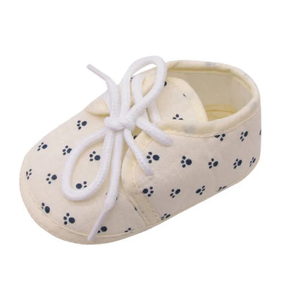 2020 Summer Newborn Shoes Baby Girls Shoes Letter Footprint Plaid Anti-Slip Footwear Crib Shoes Baby Boy Small Toddler Shoes